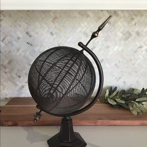 Dark Brown World Globe